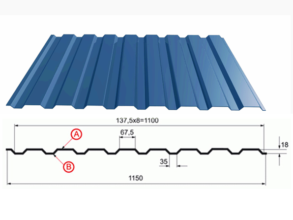 Профнастил синий RAL 5005 С-20 купить недорого в Москве Профнастил синий RAL 5005 С-20 купить недорого в Москве