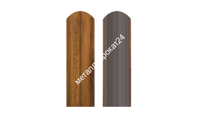 Штакетник Полукруглый